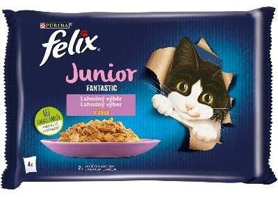 Felix cat kaps.-Fant.Multipack Junior v želé 4 x 85 g