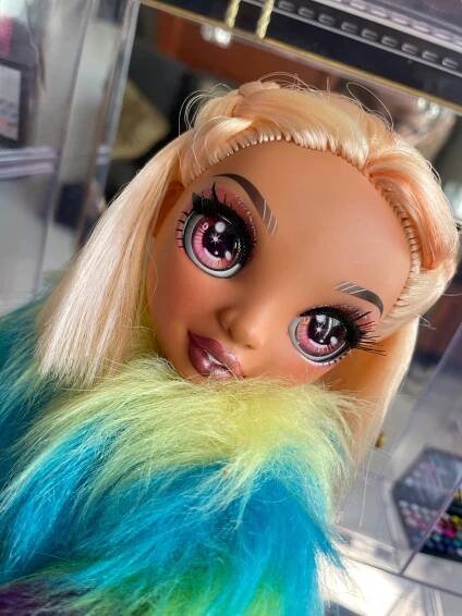 rainbow high restyle on Tumblr
