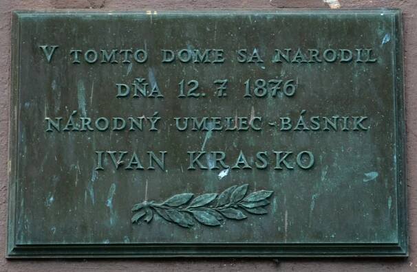 Súbor:Lukovištia - Ivan Krasko - pam. tabuľa.jpg