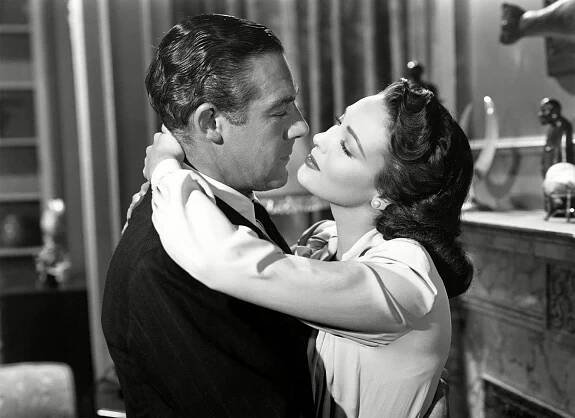 Dopis třem manželkám - Z filmu - Paul Douglas, Linda Darnell