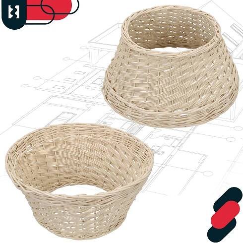 KOTARBAU® Vrbový stojan na vánoční stromek Ř 45 cm bělený Náhled obrázku produktu 6