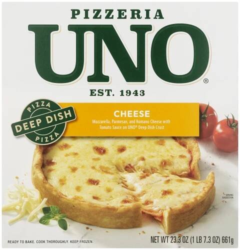 Uno 9′′ Deep Dish Cheese Pizza
