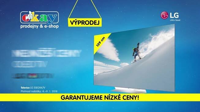Pořiď si televizi LG ve výprodeji!