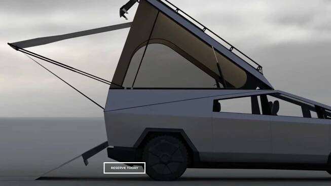 Tesla Cybertruck jako obytňák: Ještě není ani základní model, ale firma už nabízí i obytnou verzi
