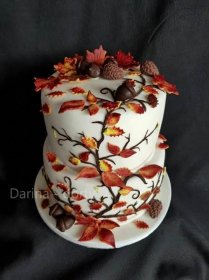 Dort podzimní Cake Decorating Frosting, Dessert Decoration, Wedding ...
