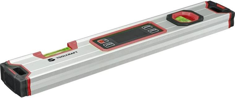 TOOLCRAFT TO-7337448 digitální vodováha s magnetem 400 mm 360 ° 1.0 mm/m