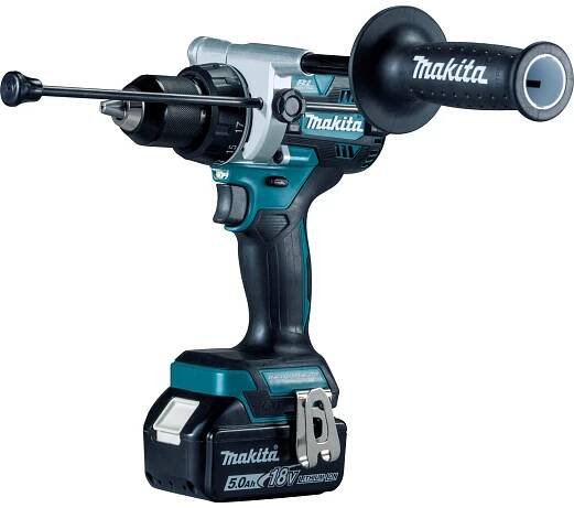 Makita Aku příklepová vrtačka DHP486RTJ, 5 Ah, vč. aku a kufru