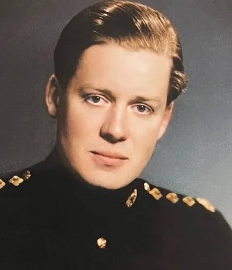 A portrait of a handsome John Spencer in his younger days. He died in 1992