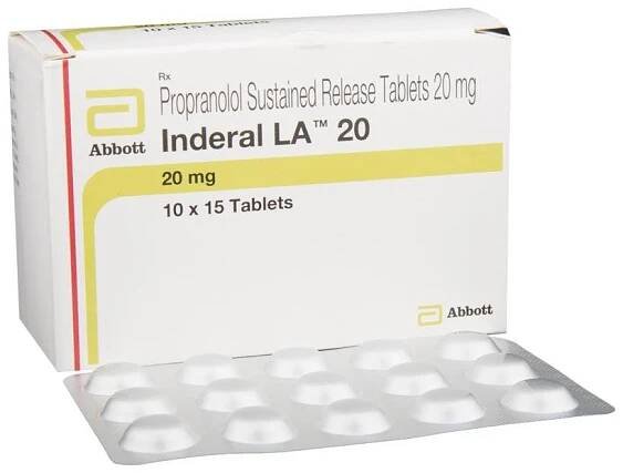 Propranolol 20 mg inderal