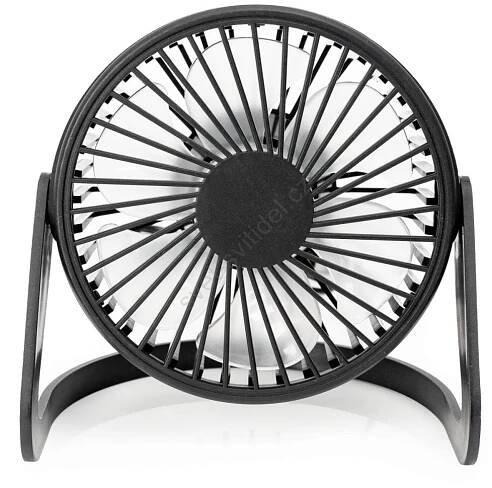 Stolní ventilátor USB pr. 15 cm černá