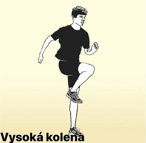 Běžecká abeceda, základ běžecké gramotnosti - vysoká kolena