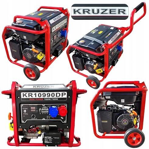 Elektrocentrála KR10990DP Kruzer DUAL POWER Generátor proudu KR 10990DP