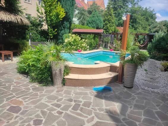 Swimming pool sa o malapit sa Apartmány Aranka