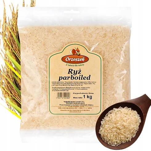 Rýže parboiled Orzeszek 2,5 kg PARABOLICKÝ SYPKÝ PŘÍRODNÍ VE STRUNNÉM SÁČKU
