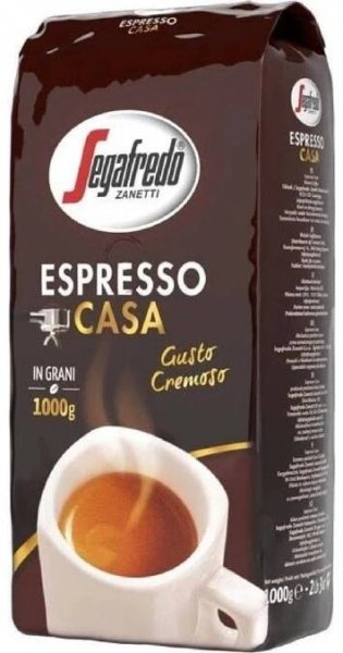 Segafredo Casa zrnková káva 1kg 1kg - FITBOY.cz