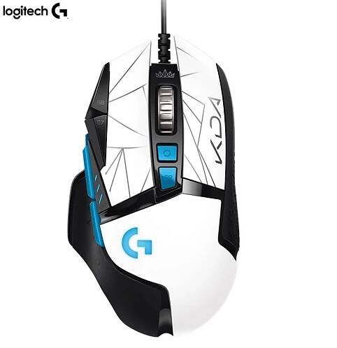 Logitech G502 HERO K/DA E-Sport-Maus Kabelgebundene Maus