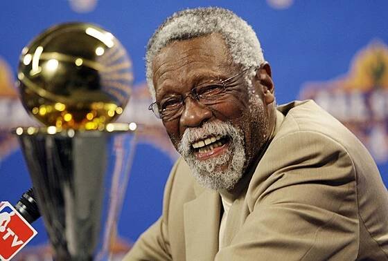 Bill Russell na archivním snímku z roku 2009