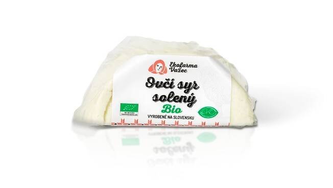 Bio sheep's milk cheese - salted - Ekofarma Važec - BIO výrobky spod Kriváňa