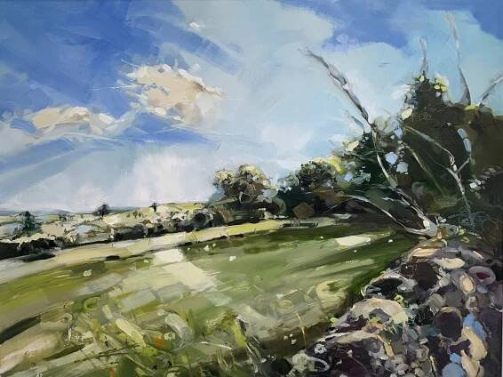 Oil painting landscape commissions — Anne Byrne 
