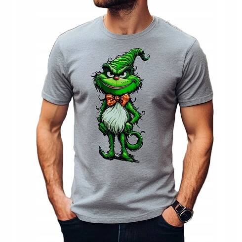 Vánoční Tričko Tričko „Grinch“ Bavlna M