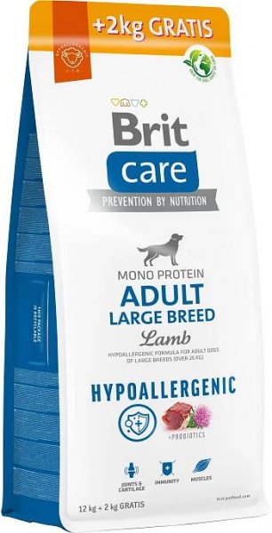 Brit Care Hypoallergenic Adult Large Breed Lamb 14 kg