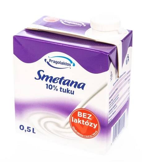 Pragolaktos Smetana 10% bez laktózy 500 ml