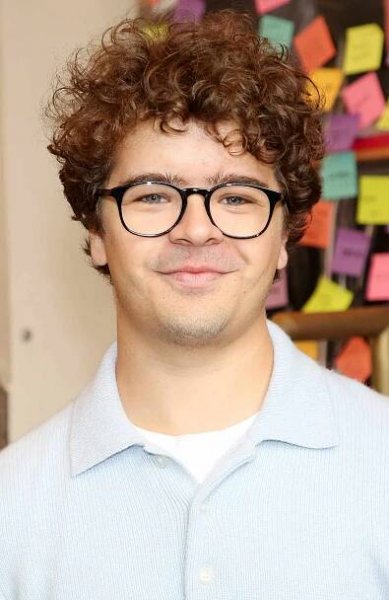 Gaten Matarazzo poses at the opening night of the new play "John Proctor is the Villain" 