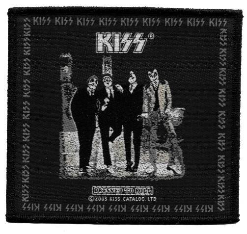 Official Band Merch | Kiss - Dressed To Kill Woven Patch