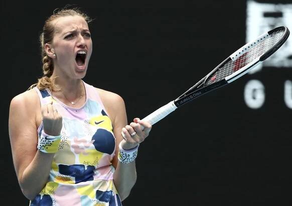 Kvitová porazila nepříjemnou Španělku a postoupila na Australian Open do třetího kola