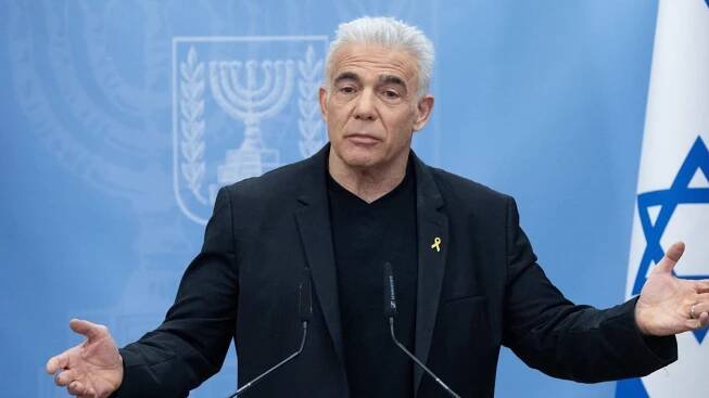 Yair Lapid says The US must join the war against Iran