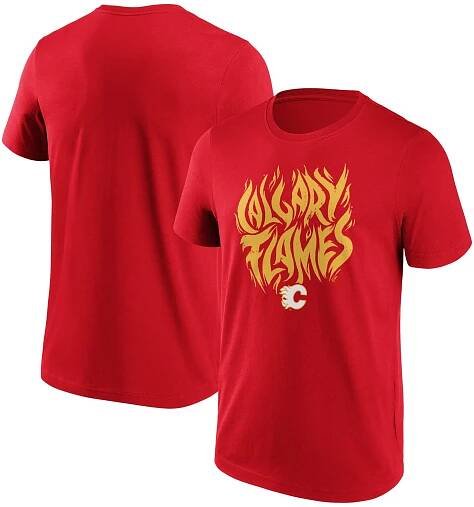 Calgary Flames Hometown Graphic T-Shirt - Red - Mens, , rebel_hi-res