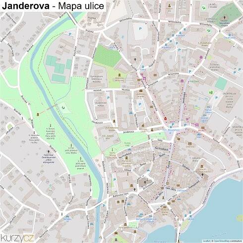 Janderova - mapy | Kurzy.cz