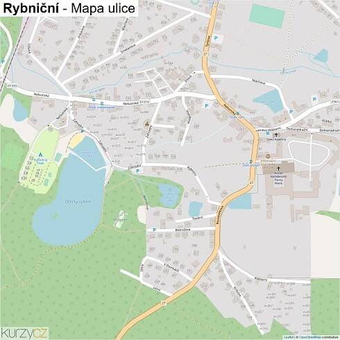 Rybniční - mapy | Kurzy.cz