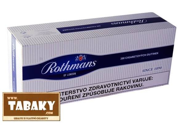 Cigaretové dutinky ROTHMANS BLUE 200ks - www.TABAKY.com