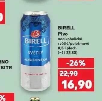 Kaufland Pivo birell nealko nabídka