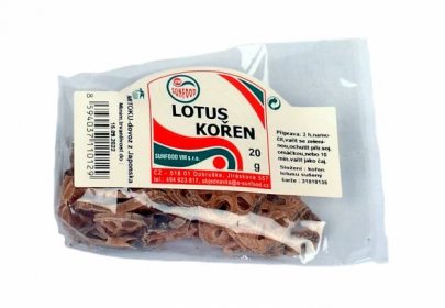 Lotus kořen sušený 20 g