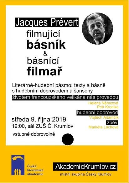 Jacques Prévert: filmující básník & básnící filmař - Křesťanská akademie ČK