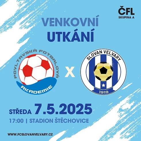 FC Slovan Velvary - Ve středu na hřišti Povltavské FA