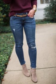 Sugarplum Style Tip | How to Wear Ankle Boots with Skinny Jeans - Hi Sugarplum!