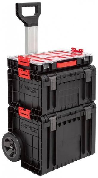 Sada boxů na nářadí na kolečkách QBRICK SYSTEM PRO Set 1, 3v1