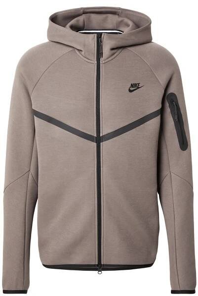 Nike Sportswear Mikina 'Tech Fleece' (Šedobéžová)