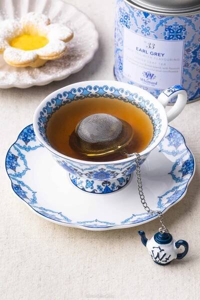 Whittard earl grey with lemon curd tartlets