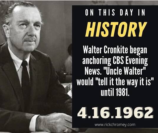Walter Cronkite Debuts!