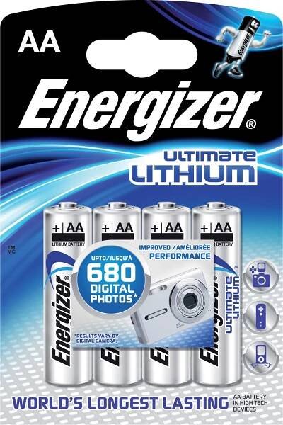 ENERGIZER LR6/4BP LITHIUM 4ks AA