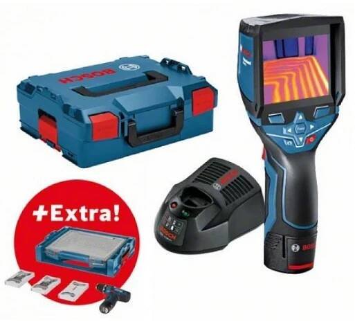 BOSCH GTC 400 C Termodetektor + GSR 12V-15 Aku šroubovák + 39ks příslušenství + kufr 06159940L2