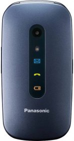 Panasonic KX-TU456 flip telefon pro seniory (telefonní seznam, záznam hovorů, hands-free prioritní hovory), modrá » Značkový obchod Panasonic