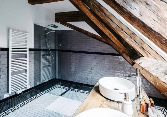Koupelna v ubytování Boutique hotel Corso