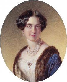 Soubor:Archduchess Marie Karoline of Austria (1825-1915), by Robert Theer (1808-1863).jpg