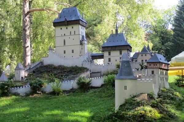 Park miniatur Boheminium - Hrad Karlštejn