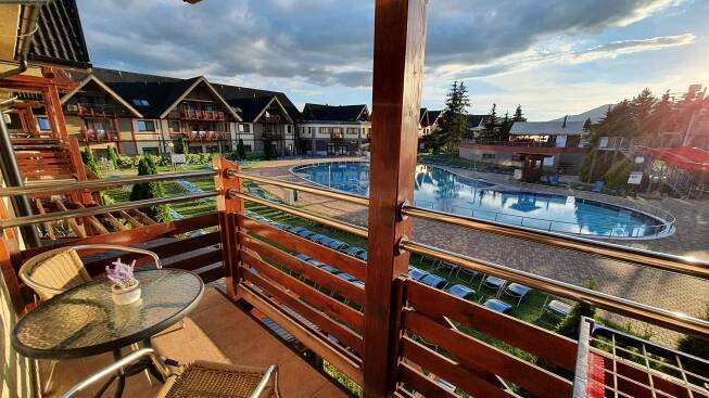 Apartmán AQUAPARK - Hotel Bešeňová - balkon - pronájem  - zvětšit